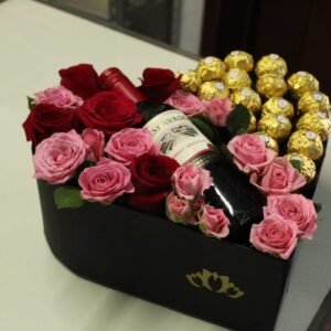 Caja Corazon Baby con botellita reservado