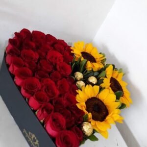 Caja Corazon Med Paola en Rojo
