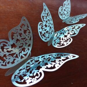 Juego Mariposas acabado metalico