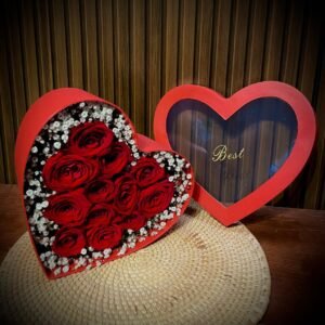 Corazon con gypso