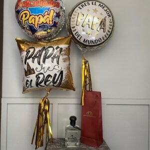 3 globos c/ botella Don Julio 70 700ml