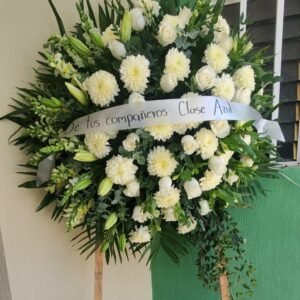 Corona de crisantemos