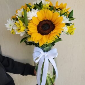 Florero c/ girasoles