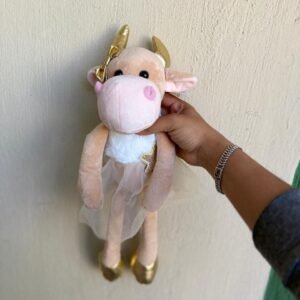 Vaca Ballet dorada 40cm
